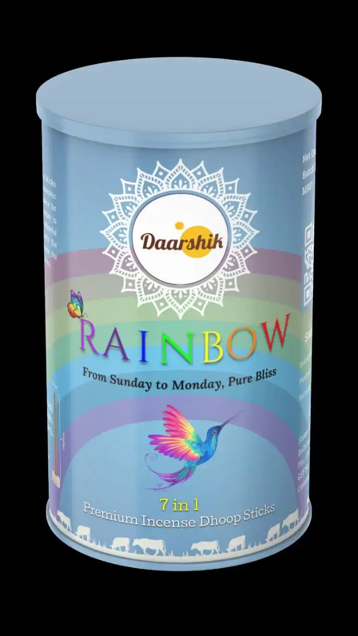 7 IN 1 RAINBOW PREMIUM INSENCE DHOOP STICKS - Daarshik